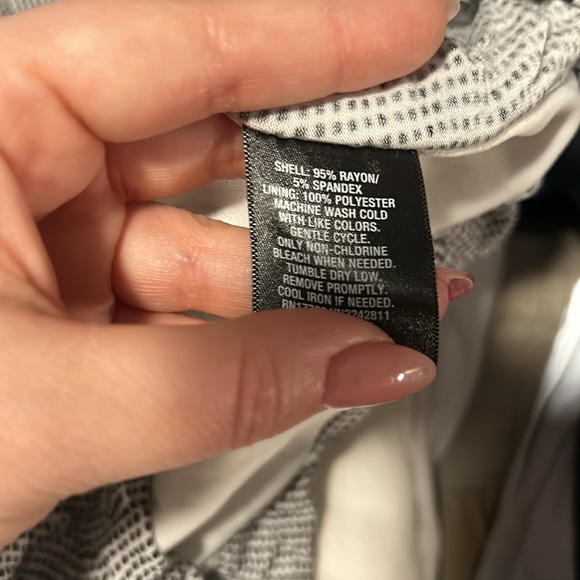 Mossimo black & White Printed Wrap Dress - Large - Picture 5 of 5